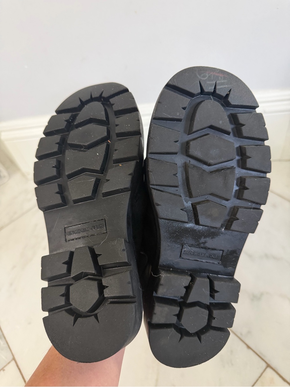 Sincerely Jules Heaven Platform Chunky Strappy 90s Y2K Sandals black size 7 - Picture 10 of 10